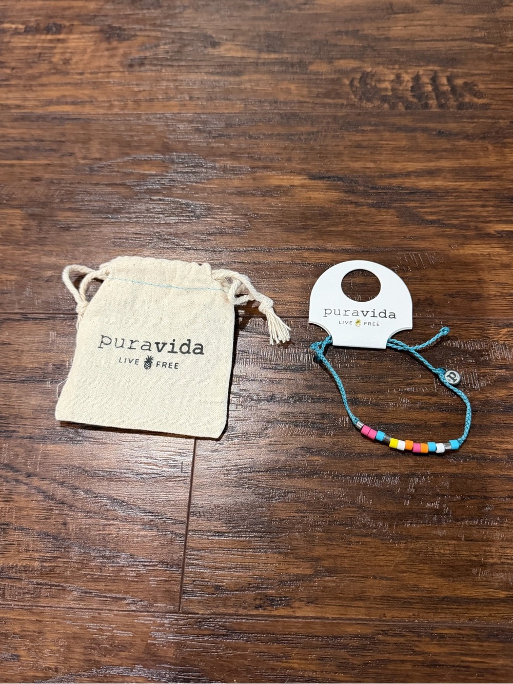 Pura Vida Women's Blue & Beaded Adjustable Bracelet - Picture 5 of 6